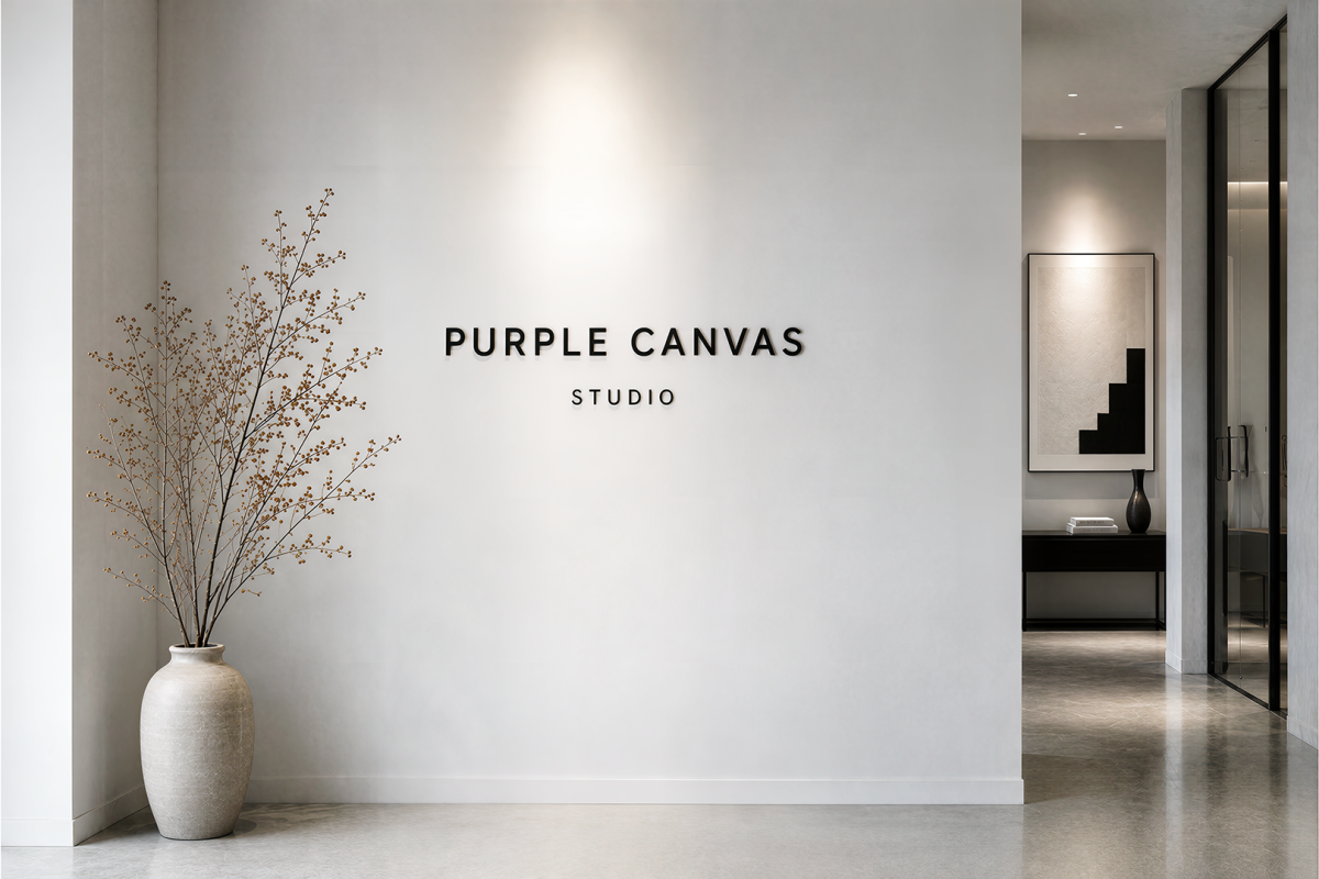 Purple Canvas art and design studio – bespoke artwork for international interiors