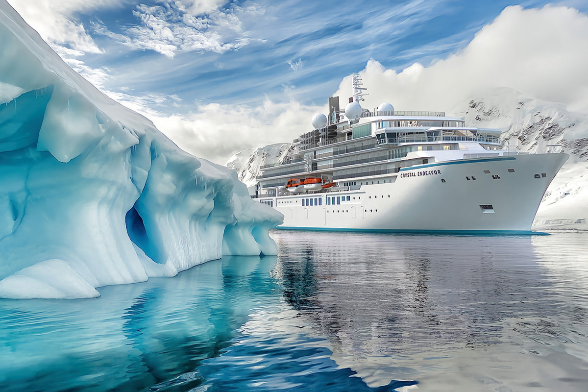 Crystal Cruises cruise ship with bespoke artwork by Purple Canvas